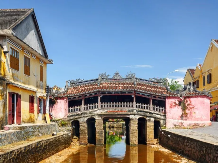Japansk täckt bro, Hoi An, Vietnam