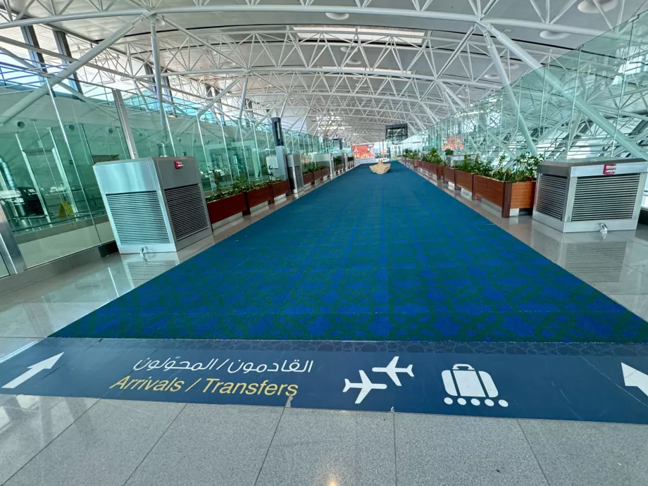 Ankomst och transfer på Salalah SLL Airport