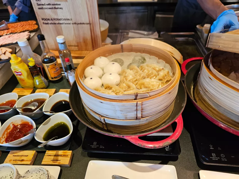 Frukost - dim sum dumplings