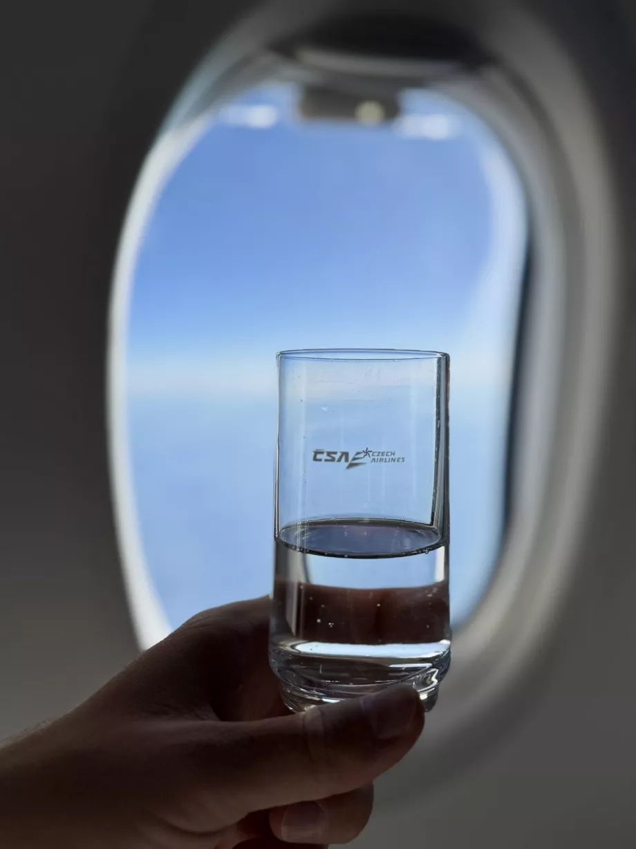 Retroglas från Czech Airlines