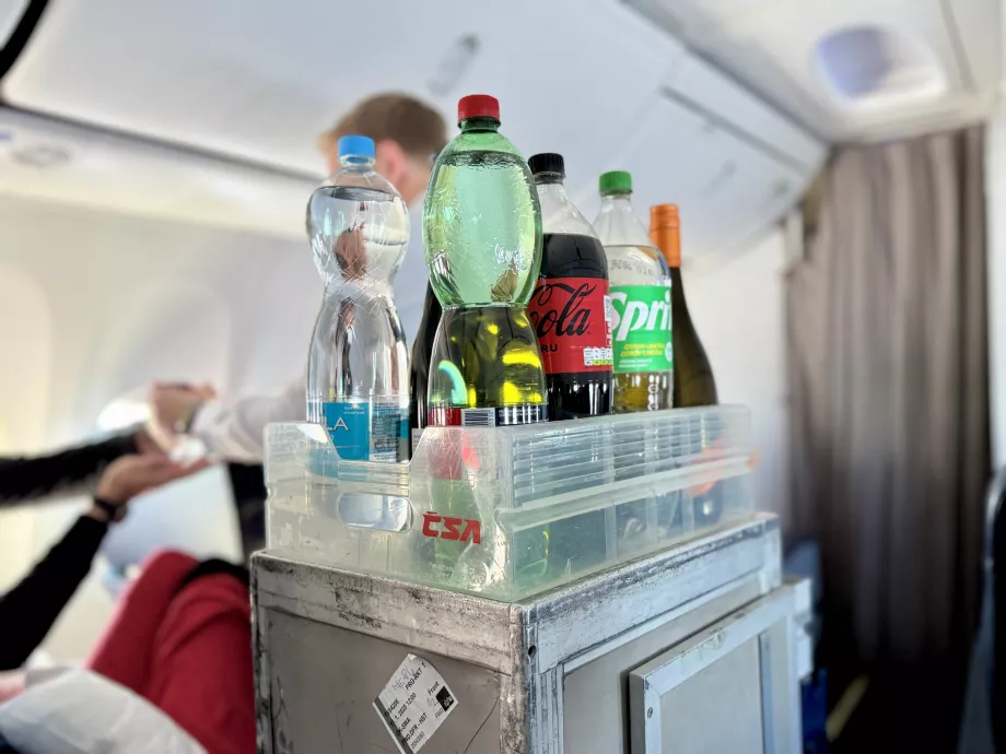 Dryckesservice i business class