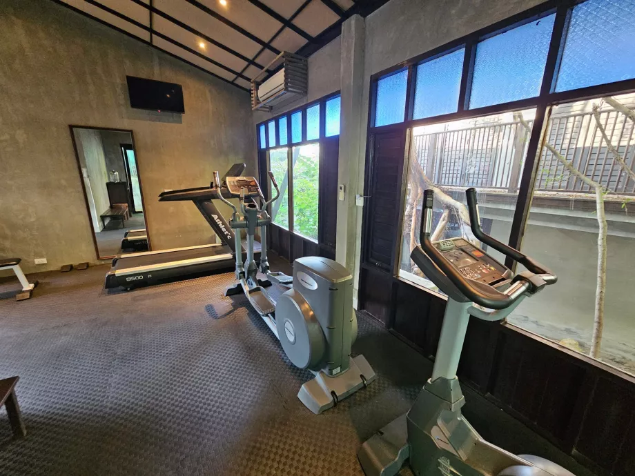 Gym med gammal utrustning