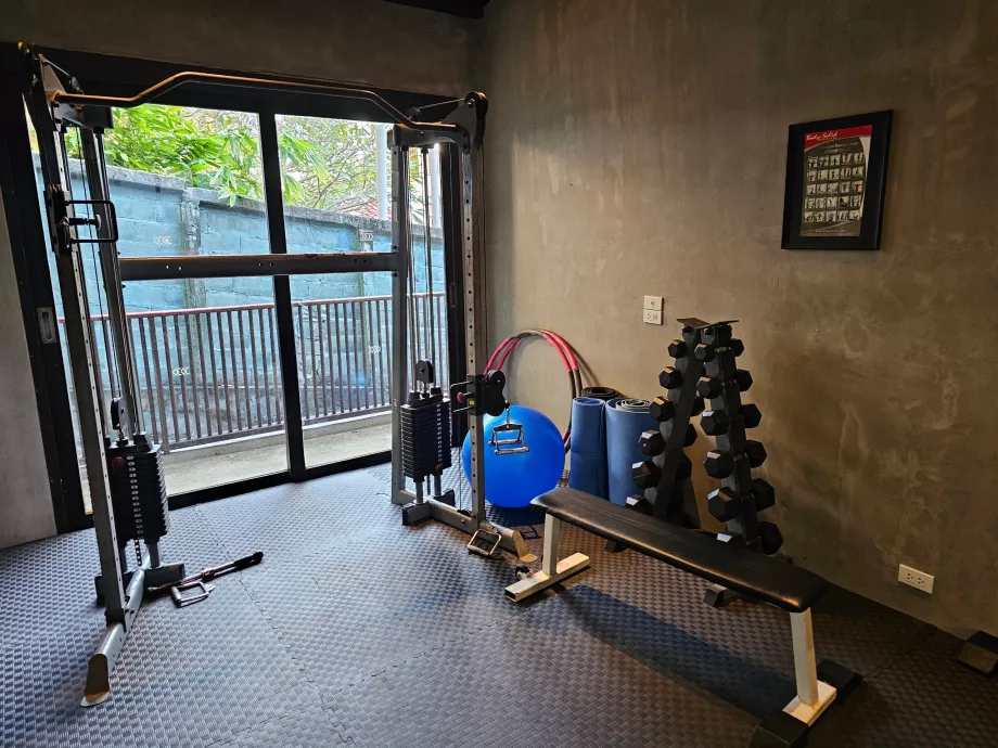Gym med gammal utrustning