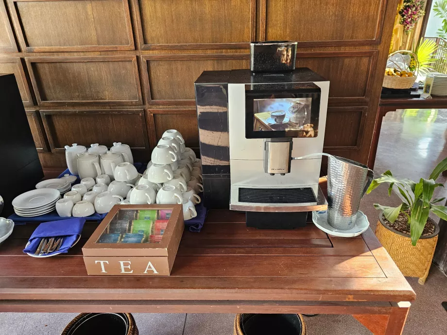 Frukost - kaffemaskin