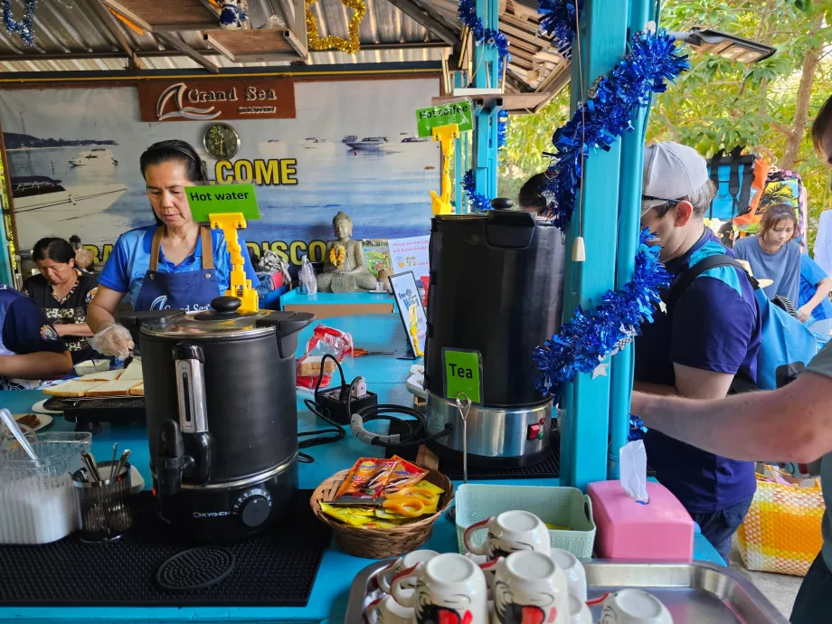 Gratis lätt frukost före avresan