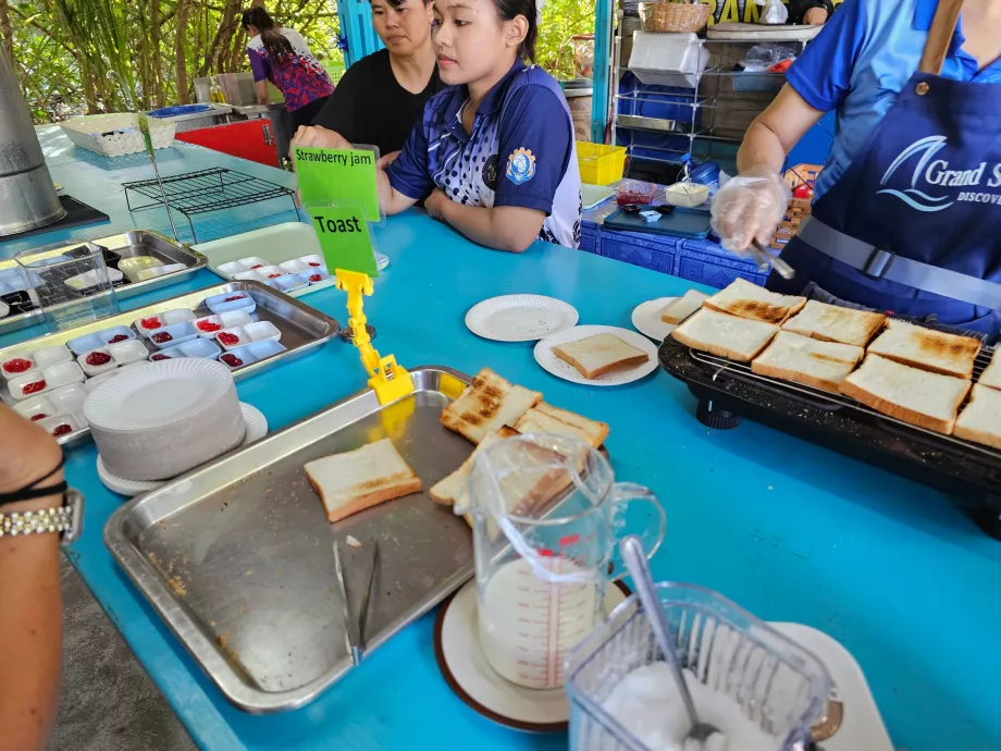 Gratis lätt frukost före avresan