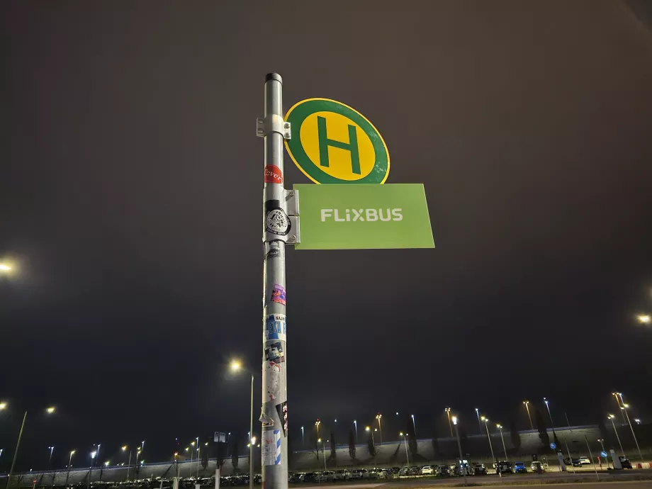 Hållplats för Flixbus