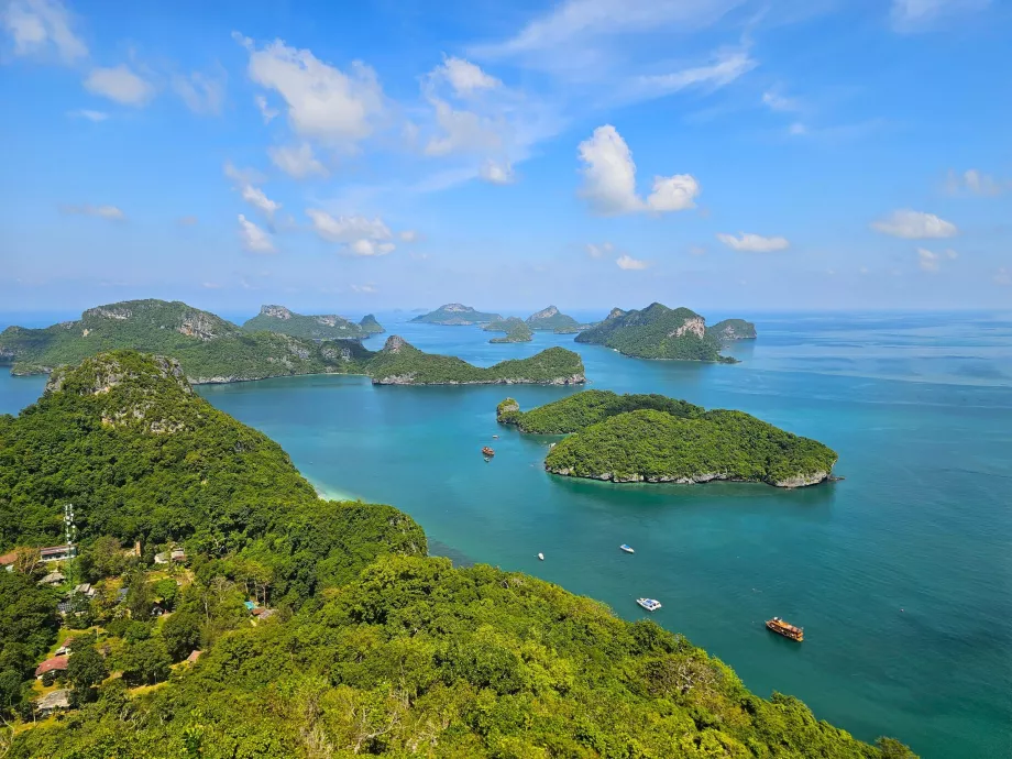 Utsikt över ön Koh Wua Ta Lap