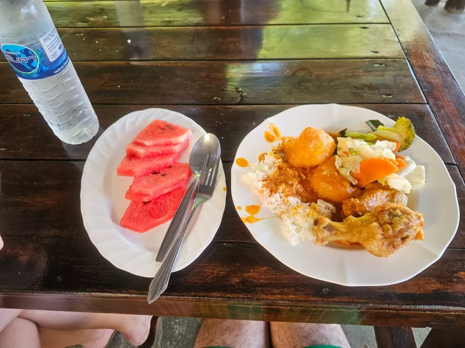 Lunch ingår i resans pris