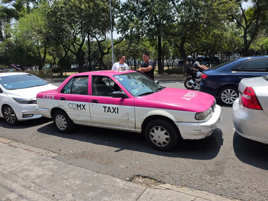 Officiell taxi i CDMX