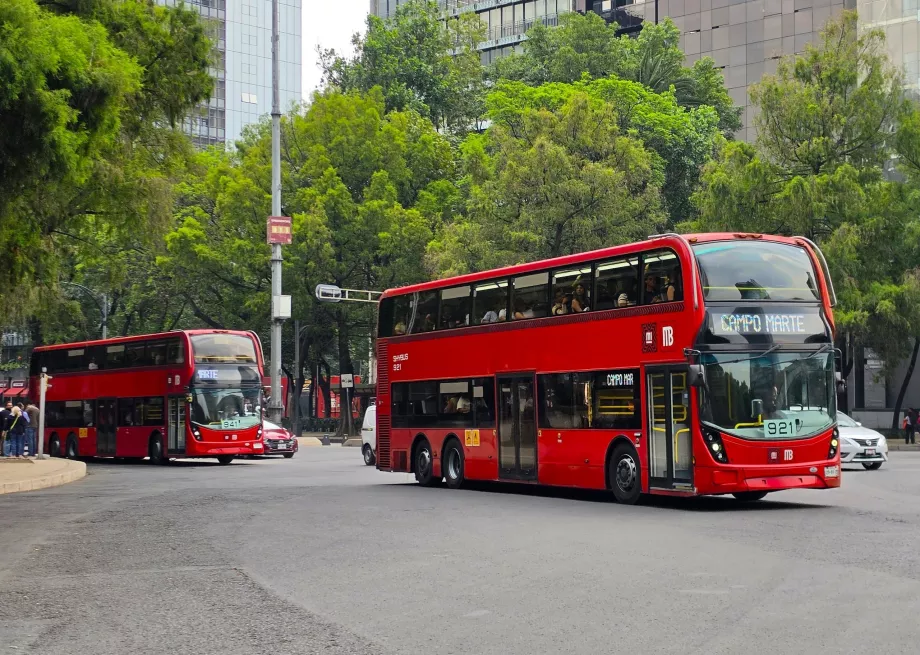 Metrobussar i Mexico City