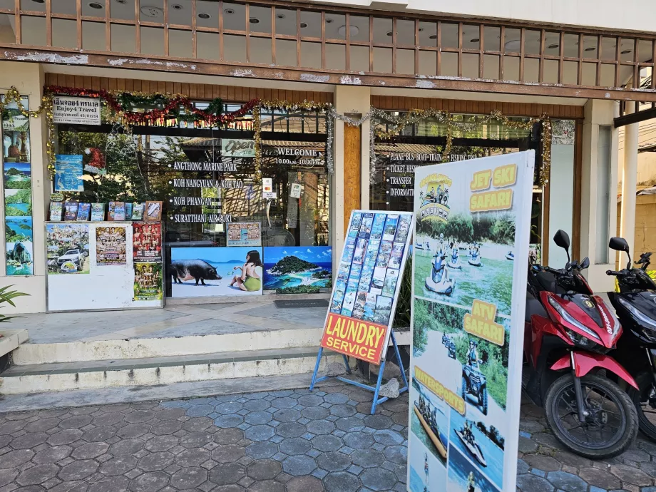 Turistbyrå som erbjuder turer i Chaweng