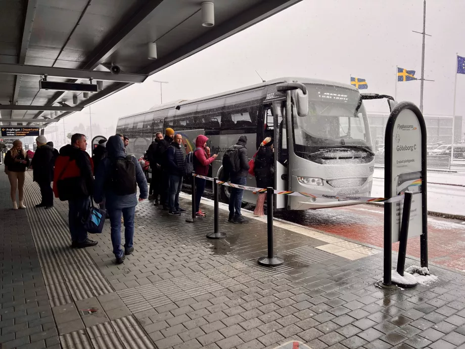 Busshållplats Göteborg GOT