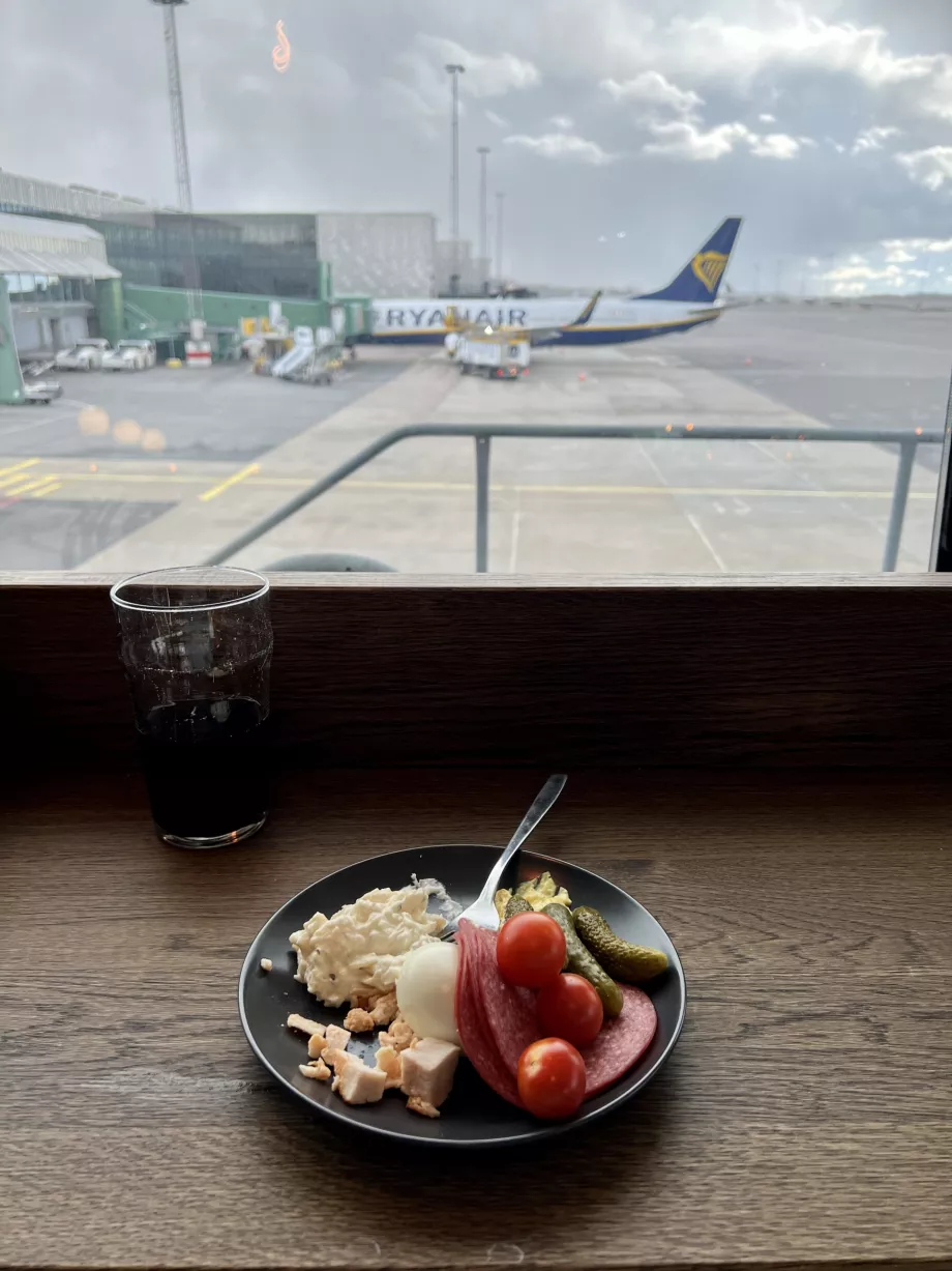 Utsikt från GOT-loungen i Göteborg