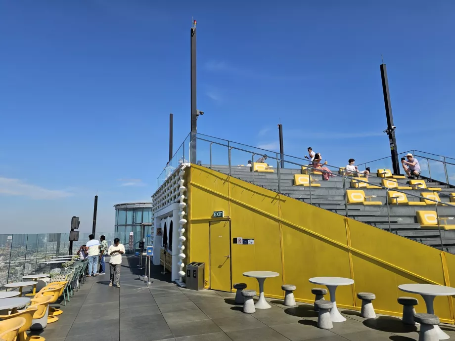 King Power Mahanakhon - utsikt över taket