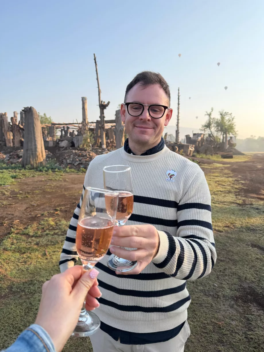 Toast efter landning