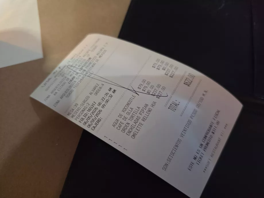 Redogörelse för restaurangen La Gruta