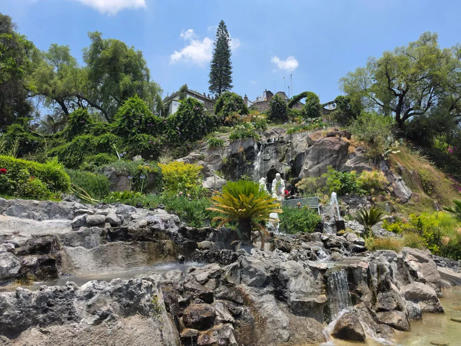 Utsikt nedifrån på Cerro Tepeyac