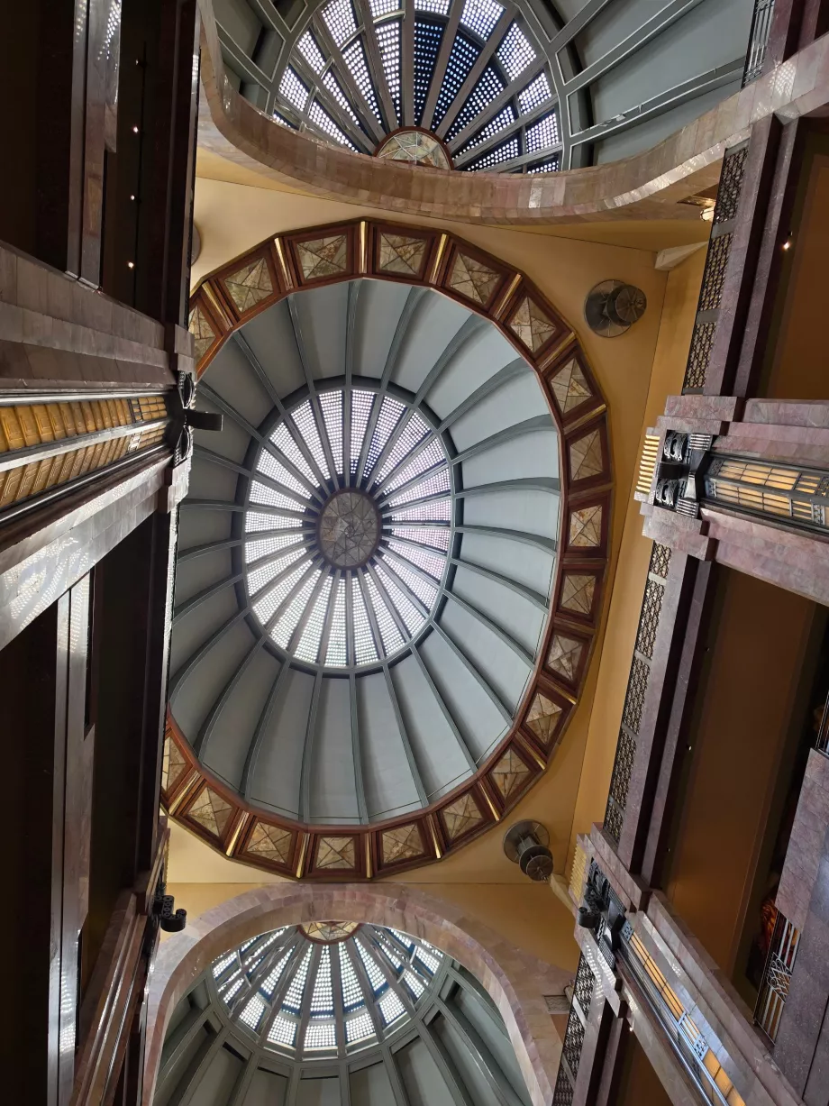 Interiör i lobbyn Palacio Bellas Artes