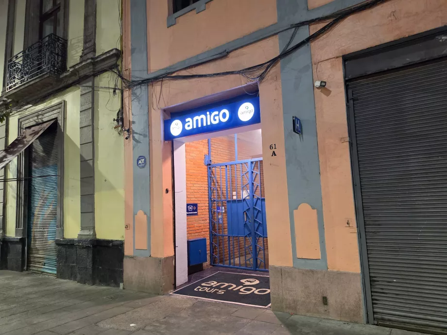 Hostal Amigo - ombordstigning på plats