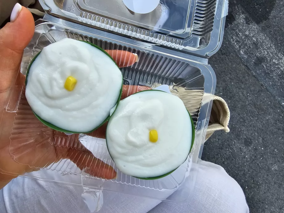 K. Panich klibbigt ris - thailändsk pudding