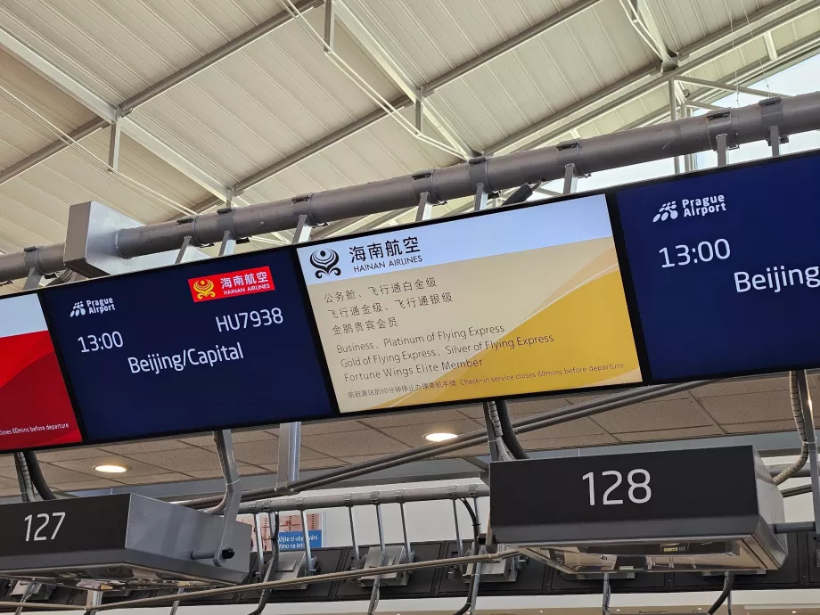 Checka in i business class