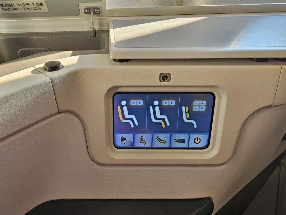 Kontroll av sittplatsens positionering