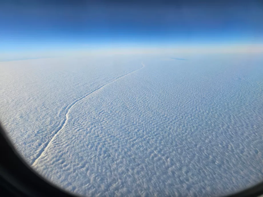 Utsikt under flygning