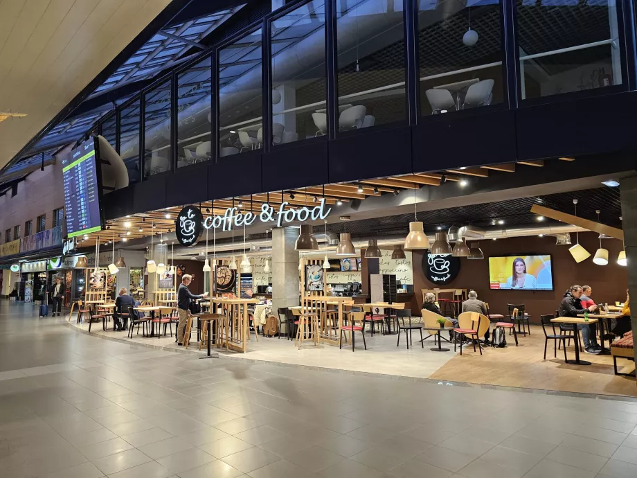 Café och bistro i det allmänna området