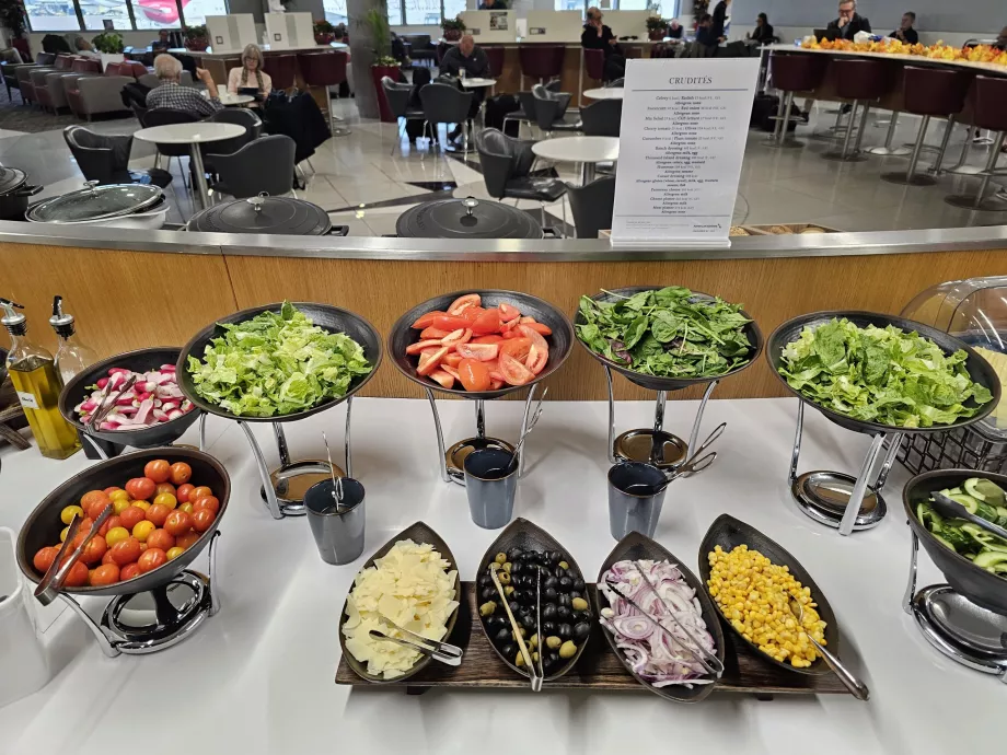 Sallader och grönsaker