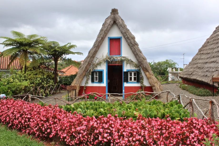 Typiska hus på Madeira