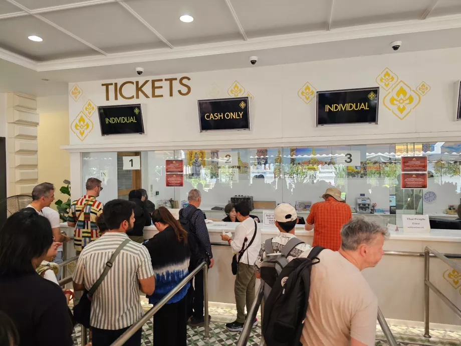 Grand Palace - klassisk biljettkassa