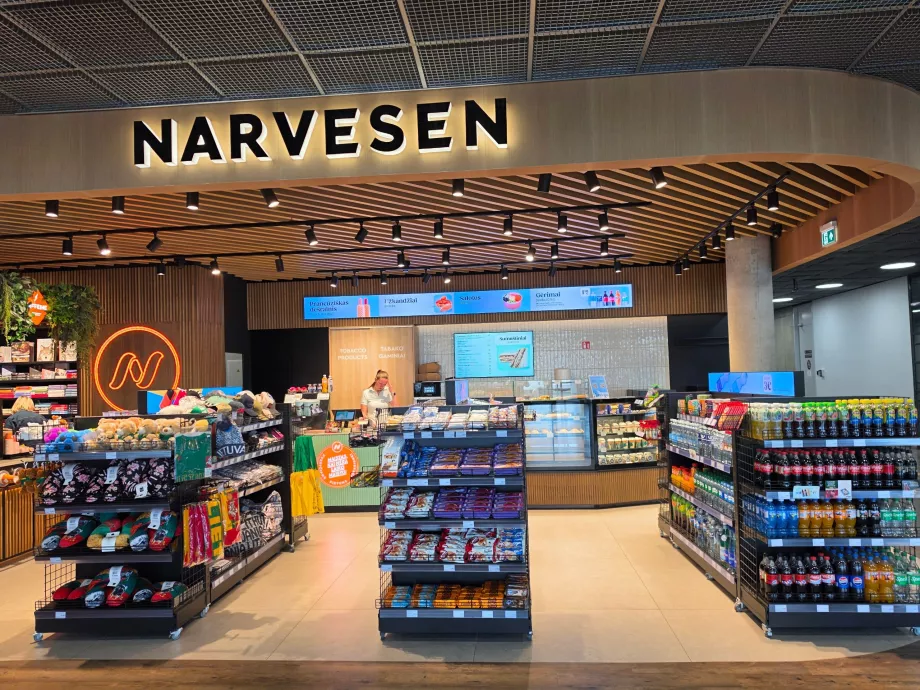 Narvessen Mini-market i ankomsthallen
