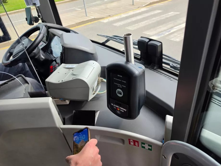 Kortbetalning på bussen