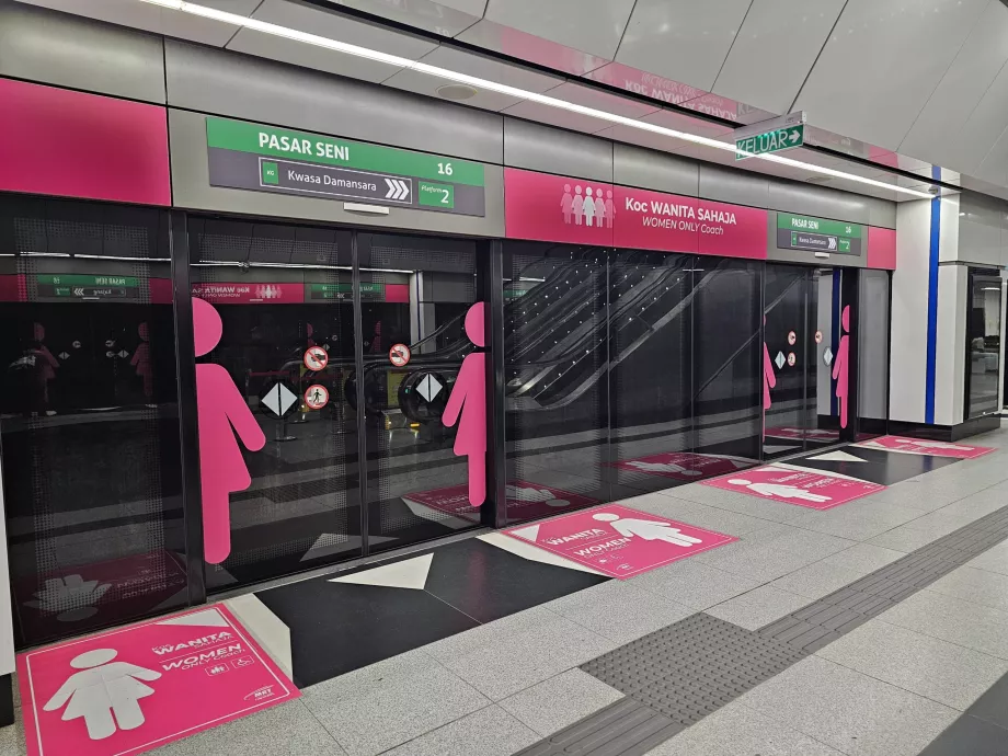En del av plattformen endast för kvinnor