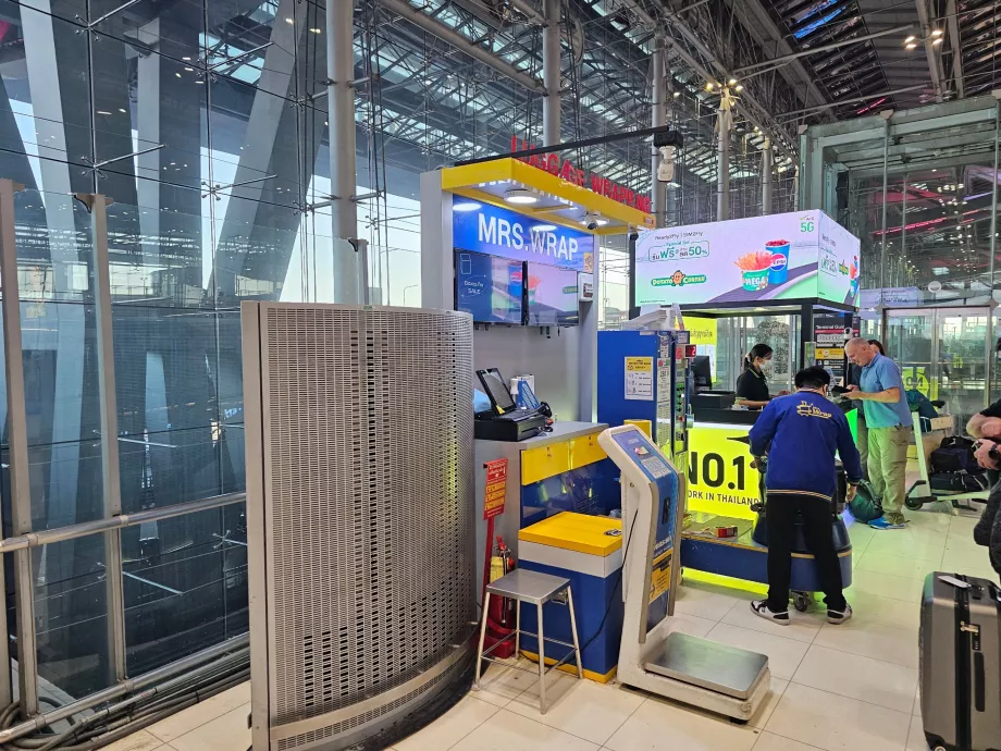 Service för inplastning av bagage