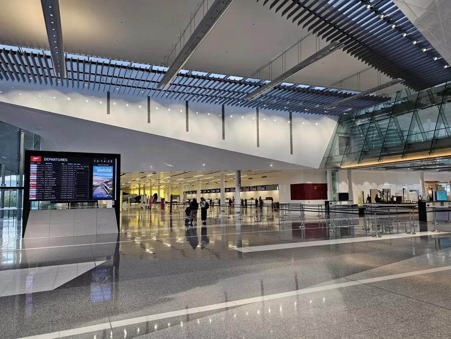 Avgångsterminal, Canberra flygplats
