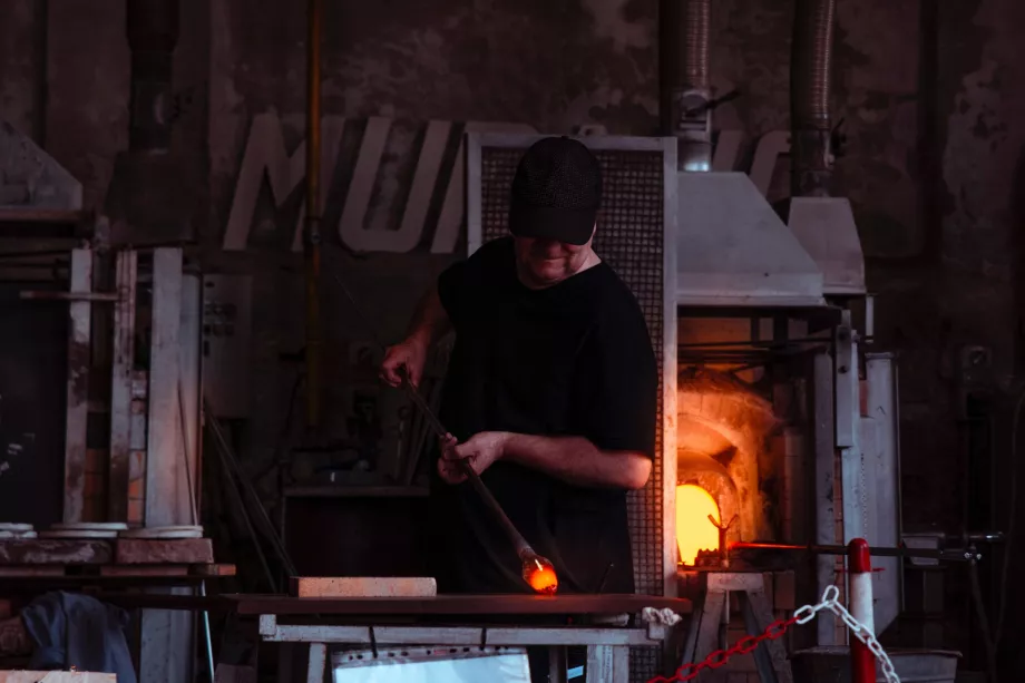Glasbruk i Murano