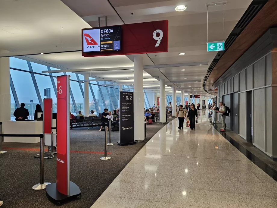 Avgångsgater, Canberra flygplats