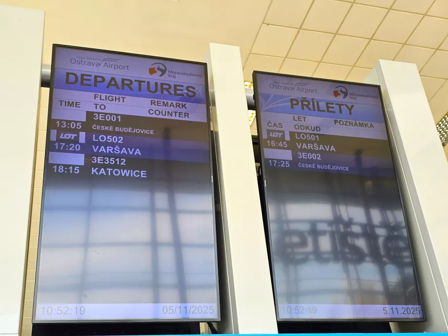 Avgångar och ankomster