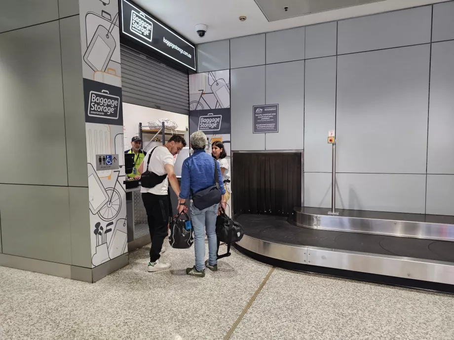 Bagageförvaring, Terminal 3