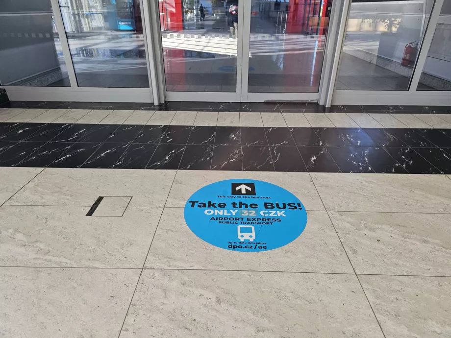 Vägbeskrivning till busshållplatsen