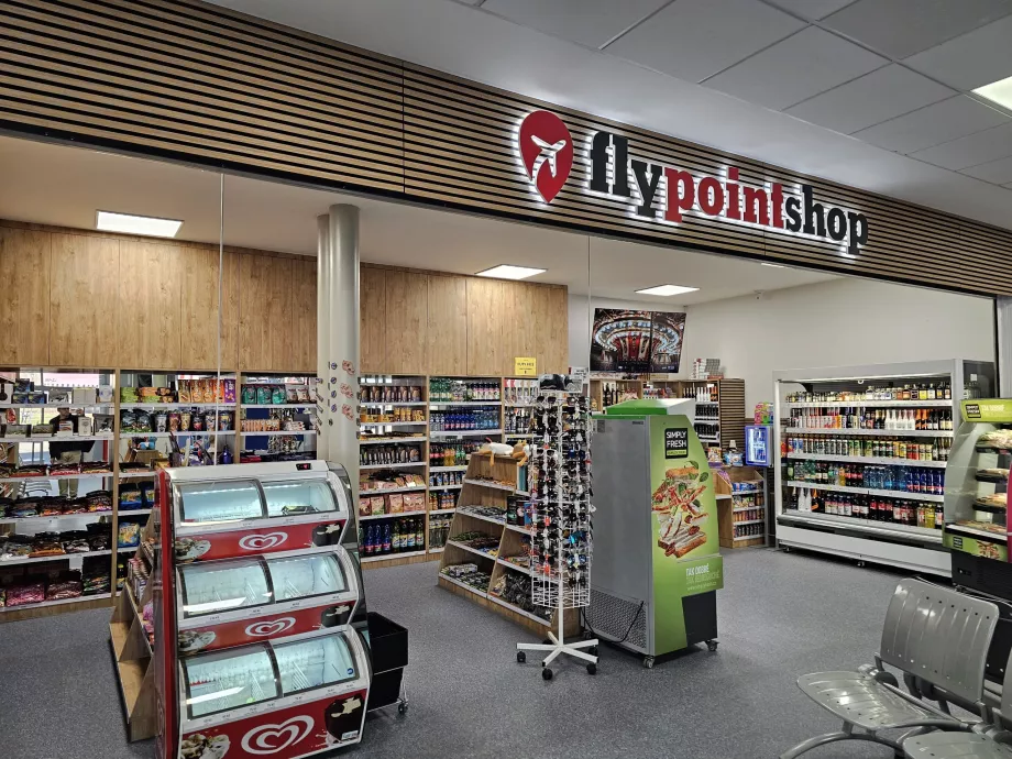 Butik efter säkerhetskontroll