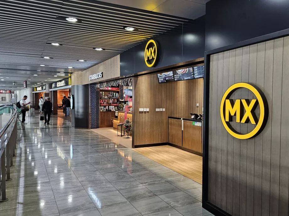 Snabbmat i det allmänna området, avgångshallen