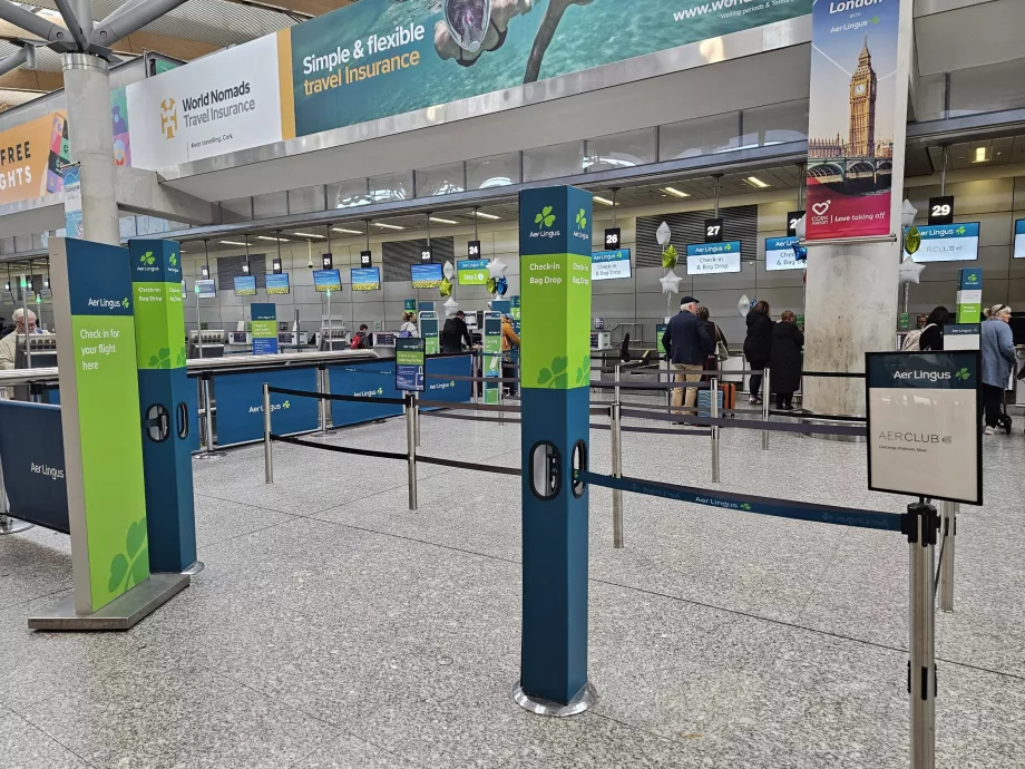 Incheckning på flygplatsen