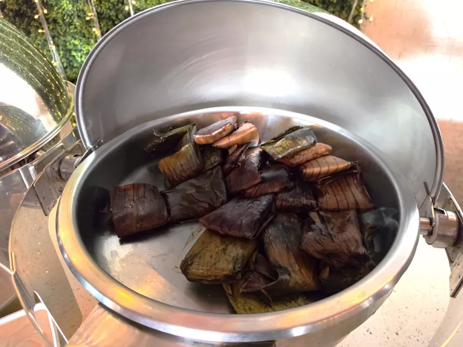 Frukost: tamales
