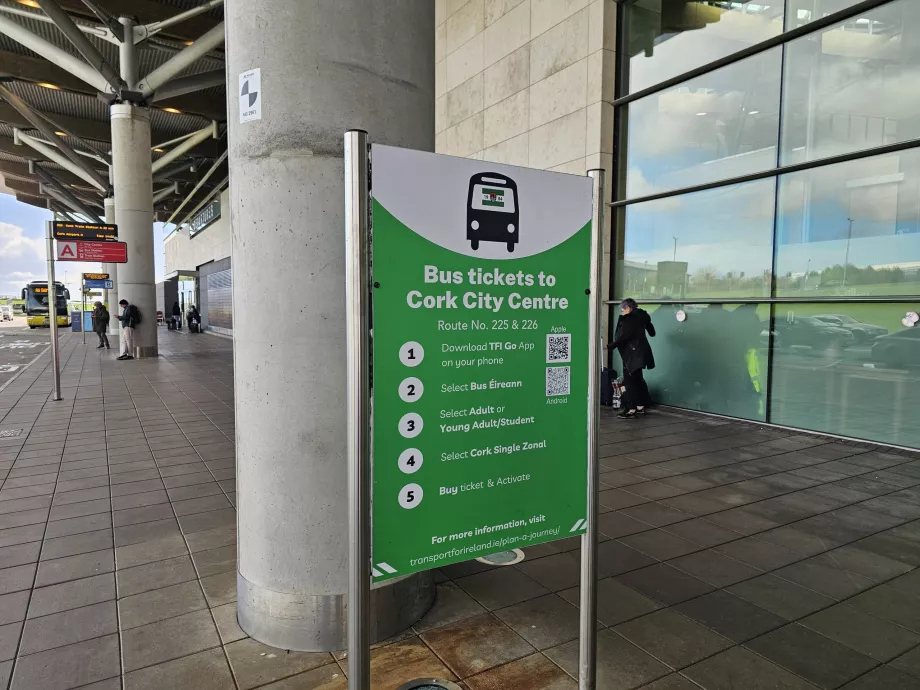 Biljettinformation via mobilappen