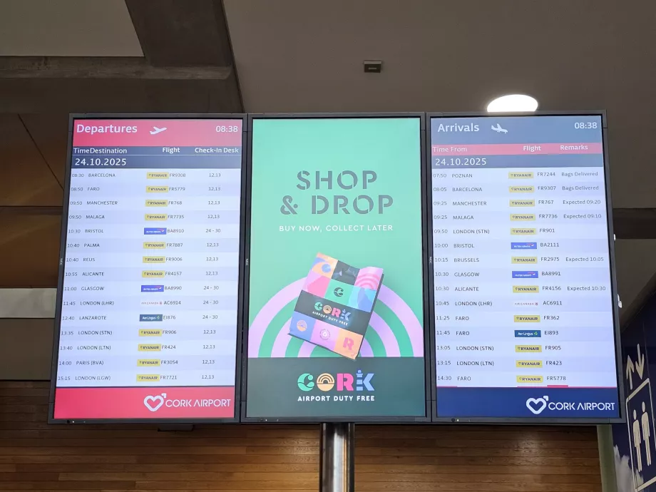 Ankomster och avgångar - brädor