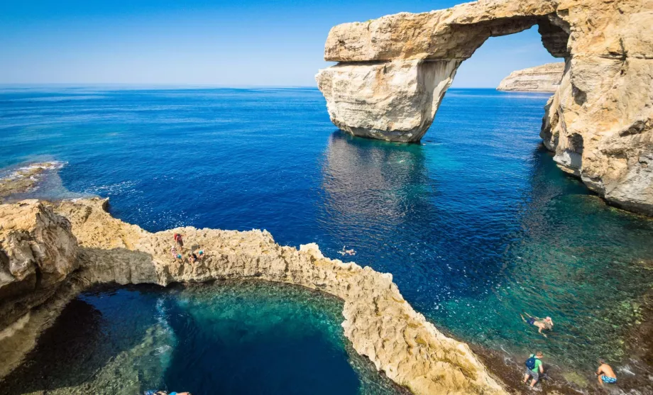 Klippformationer på Malta