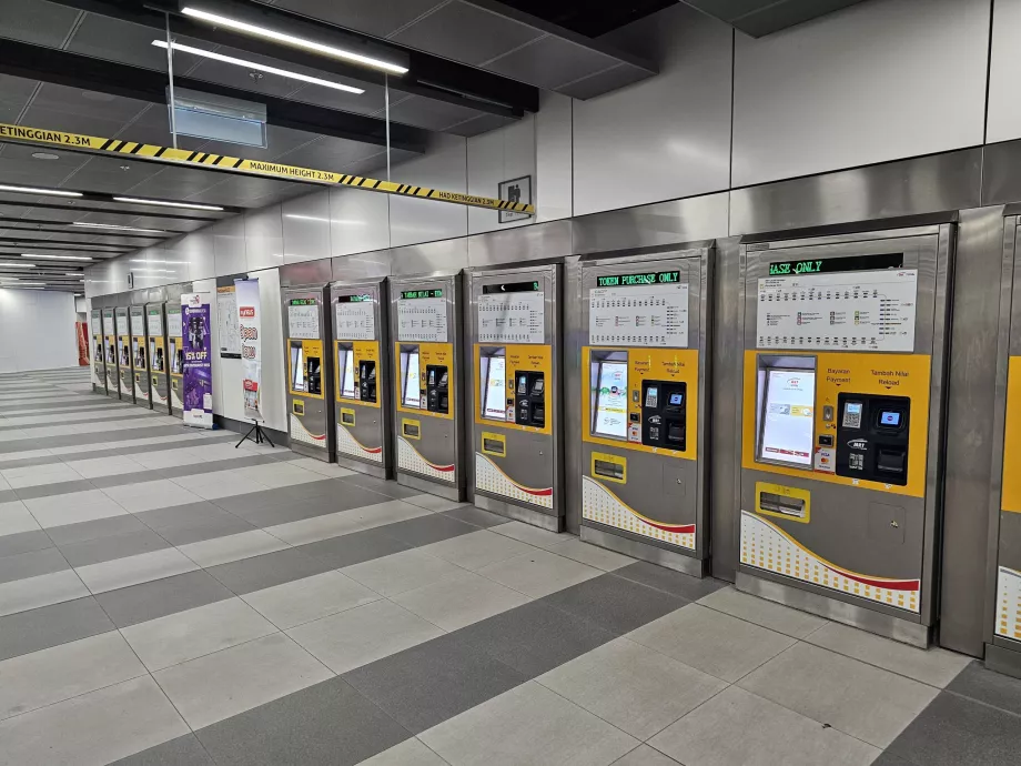 Biljettautomater i tunnelbanan